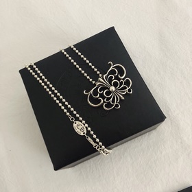 Ожерелье Chrome Hearts с бабочкой. Только Chrome Hearts может соз