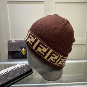 FENDI вязаная шапка из кашемира, официальный сайт, новинка, лакон