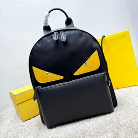 Качественный мужской рюкзак из нейлоновой ткани с вставкамиз черн