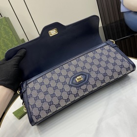 Новинка Средняя сумка через плечо из серии Gucci Luce. Сумкиз сер