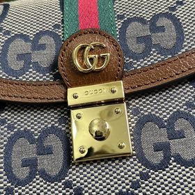 Сумка Ophidia Super Double G, UKMBG 8480. Уникальный узор Double 