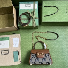 Мини-сумка из серии Gucci Horsebit 1955. Серия Gucci Horsebit 195