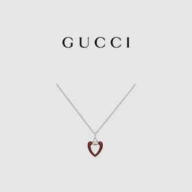 GUCCI Gucci Heart серия кулон-колье [Анкора красный]