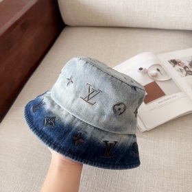 Louis Vuitton LV, джинсовая ткань, модель, которую можно носить в