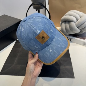 LV Louis Vuitton Джинсовая бейсболка Очень свежая ковбойская бейс