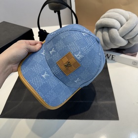 LV Louis Vuitton Джинсовая бейсболка Очень свежая ковбойская бейс