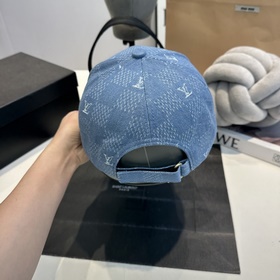 LV Louis Vuitton Джинсовая бейсболка Очень свежая ковбойская бейс