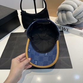 LV Louis Vuitton Джинсовая бейсболка Очень свежая ковбойская бейс