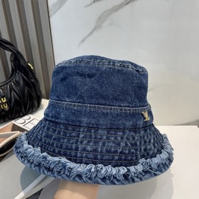 LouiVuittonLV Louis Vuitton Новая модель джинсовой рыбацкой кепки