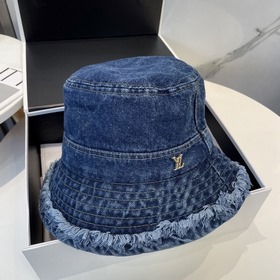 LouiVuittonLV Louis Vuitton Новая модель джинсовой рыбацкой кепки