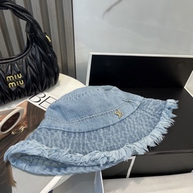 LouiVuittonLV Louis Vuitton Новая модель джинсовой рыбацкой кепки