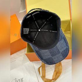 LV Louis Vuitton новая джинсовая кепка с вышивкой Усовершенствова