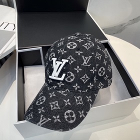LV Louis Vuitton новая джинсовая бейсболка Стиль «вымытый деним» 