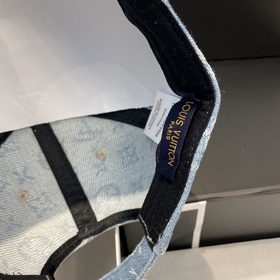LV Louis Vuitton новая джинсовая бейсболка Стиль «вымытый деним» 