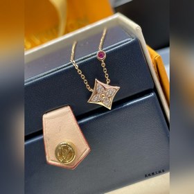 Квадратное колье LV с бриллиантами. Ограниченная серия к праздник