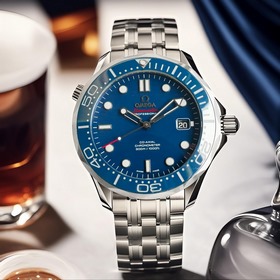 Серия Omega Seamaster 300M, с усовершенствованными деталями, таки