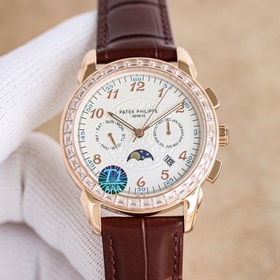 Patek Philippe впечатляет своим появлением. Диаметр циферблата 42