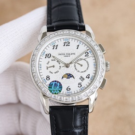 Patek Philippe впечатляет своим появлением. Диаметр циферблата 42