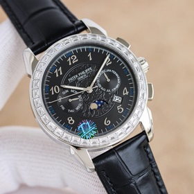 Patek Philippe впечатляет своим появлением. Диаметр циферблата 42