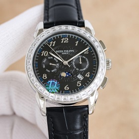 Patek Philippe впечатляет своим появлением. Диаметр циферблата 42