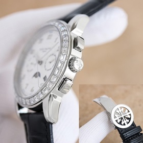 Patek Philippe впечатляет своим появлением. Диаметр циферблата 42