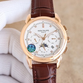 Patek Philippe впечатляет своим появлением. Диаметр циферблата 42