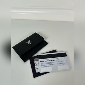 P-серия, универсальный небольшой кошелек для мужчин и женщин, чер