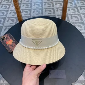 PRADA Пальто из соломы, рыбацкая шляпа, шляпа с круглым верхом, о