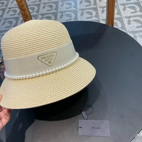 PRADA Пальто из соломы, рыбацкая шляпа, шляпа с круглым верхом, о
