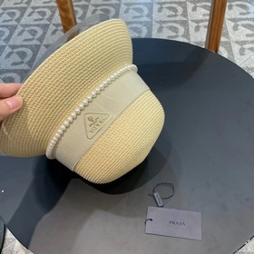 PRADA Пальто из соломы, рыбацкая шляпа, шляпа с круглым верхом, о
