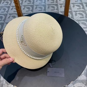 PRADA Пальто из соломы, рыбацкая шляпа, шляпа с круглым верхом, о