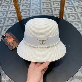 PRADA Пальто из соломы, рыбацкая шляпа, шляпа с круглым верхом, о