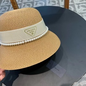 PRADA Пальто из соломы, рыбацкая шляпа, шляпа с круглым верхом, о