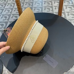 PRADA Пальто из соломы, рыбацкая шляпа, шляпа с круглым верхом, о