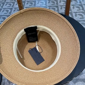 PRADA Пальто из соломы, рыбацкая шляпа, шляпа с круглым верхом, о