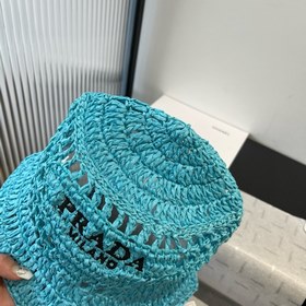 PRADA Пальто из соломы, рыбацкая шляпа, ручной работы! Новая моде