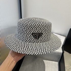 PRADA Пrada, новый шляпа с плоским верхом, окружность головы 57 с