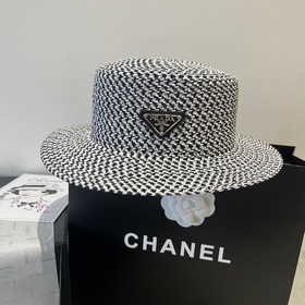 PRADA Пrada, новый шляпа с плоским верхом, окружность головы 57 с