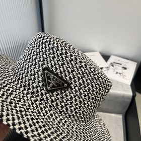 PRADA Пrada, новый шляпа с плоским верхом, окружность головы 57 с