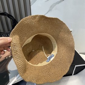 Новая модель шляпы Prada из рафии, полностью ручной работы, огран