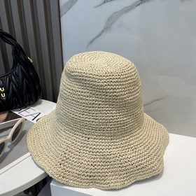 Новая модель шляпы Prada из рафии, полностью ручной работы, огран