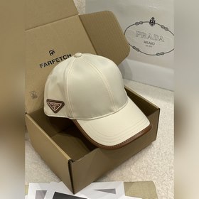 Prada/Прада Новая бейсболка Сбоку находится фирменный металлическ