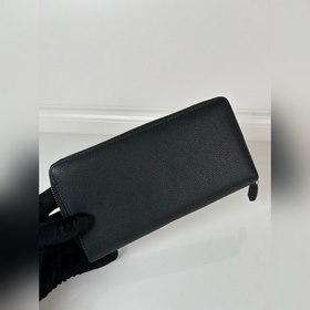 Кожаный кошелек с оленьим узором и одной молнией, модель 1ML506, 