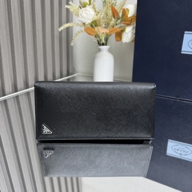 【Высококачественный оригинал】 Кошелек для костюма PRADA, классиче