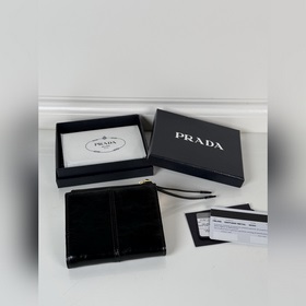 Кошелек P для мужчин и женщин, модель 1ML050, изготовлен из черно