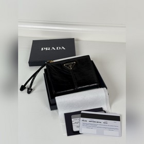 Кошелек P для мужчин и женщин, модель 1ML050, изготовлен из черно