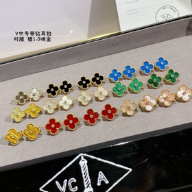 V-образное золотое покрытие VCA высококачественный сердолик с бр