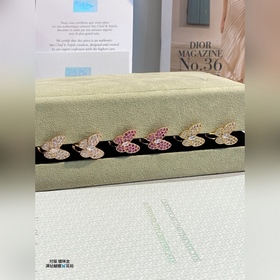V Позолоченное серебро VCA/Van Cleef & Arpels Розовое золото 