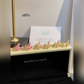 V Позолоченное серебро VCA/Van Cleef & Arpels Розовое золото 