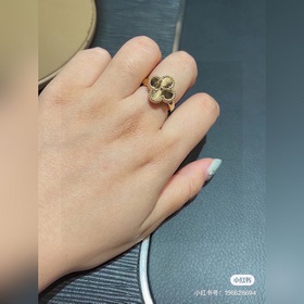 VCA Van Cleef & Arpels Vintage Alhambra кольцо из желтого зол